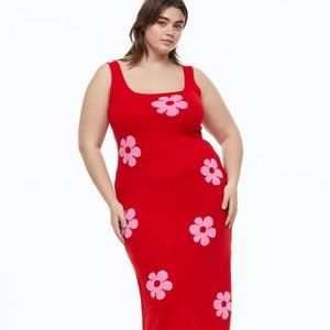 H&M Flower Knit Dress